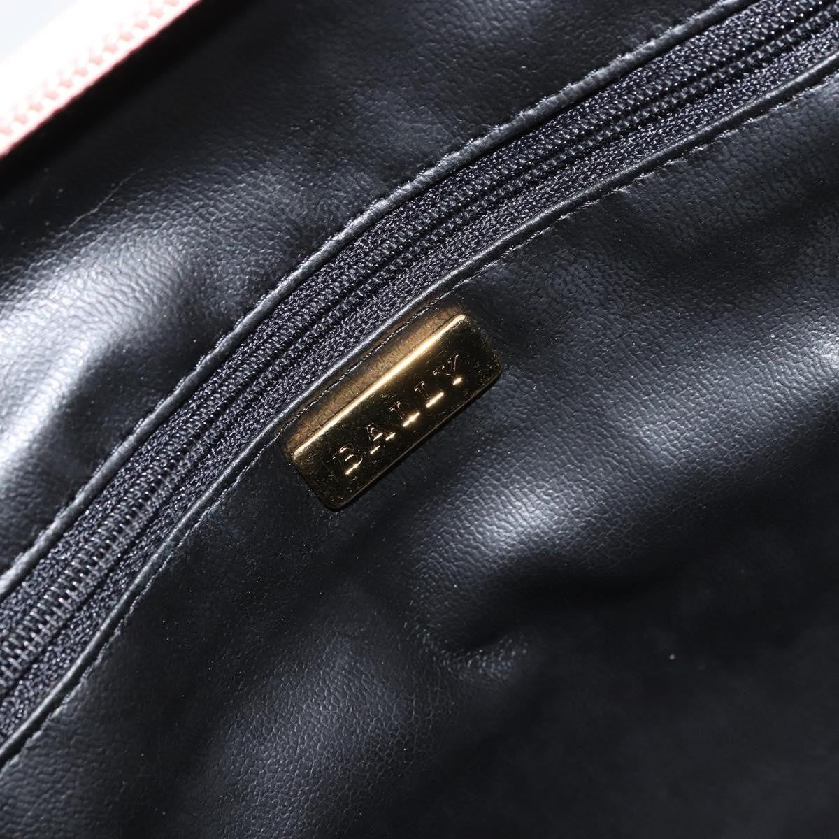 Bally Vintage Handbag Quilted Leather, PINK, LEATHER, Handbag