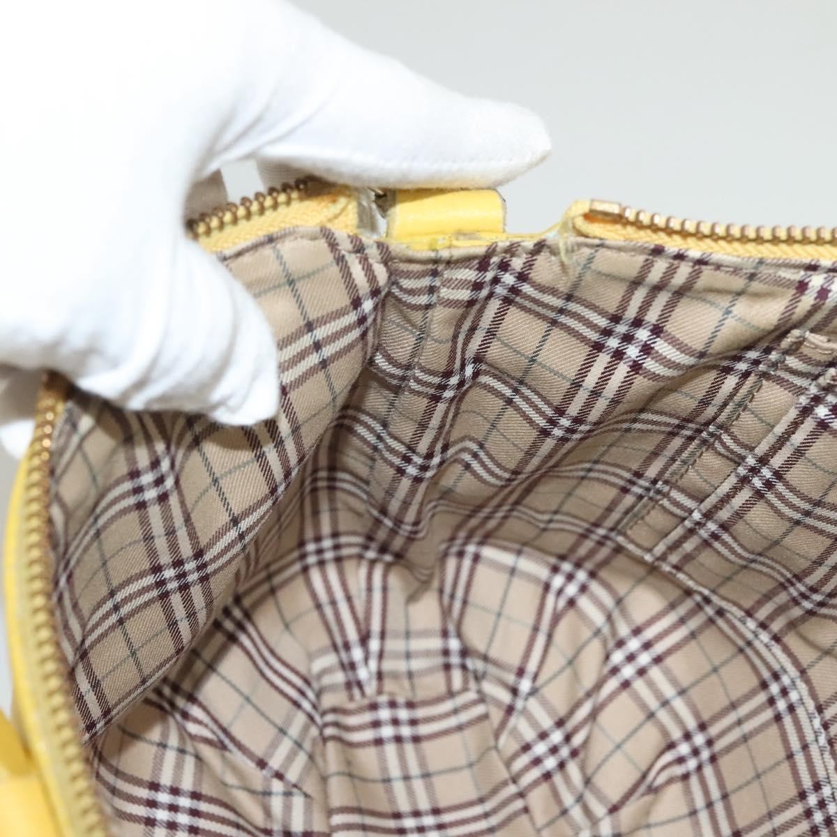 Burberry Blue Label shoulder bag Leather, YELLOW, LEATHER, Shoulder bag