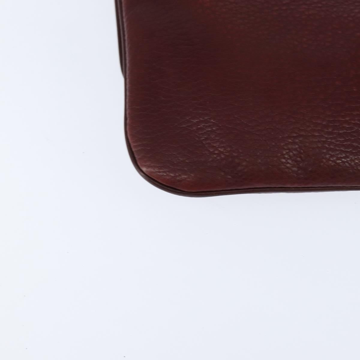 cartier Must de Cartier Shoulder Bag Leather, BURGUNDY, LEATHER, Shoulder bag