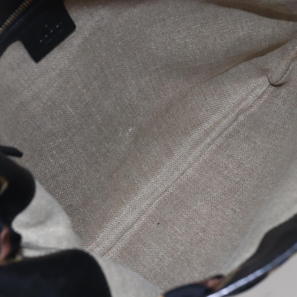 Gucci Positano Hobo GG Canvas, BLACK, CANVAS, Shoulder bag