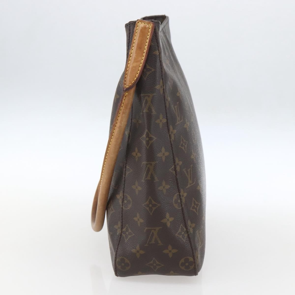 Louis Vuitton Looping Handbag Monogram Canvas, BROWN, CANVAS, Shoulder bag