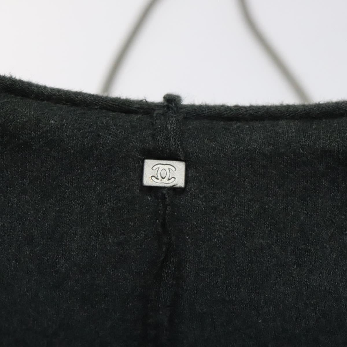 Chanel Millennium Shoulder Bag Felt, GRAY, SYNTHETIC, Shoulder bag