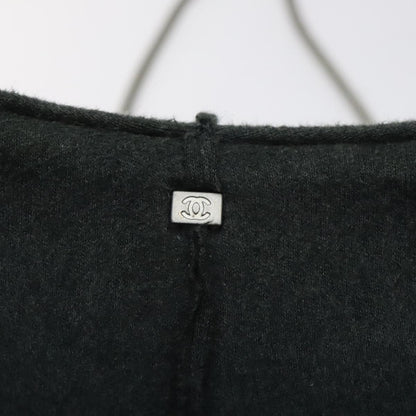 Chanel Millennium Shoulder Bag Felt, GRAY, SYNTHETIC, Shoulder bag