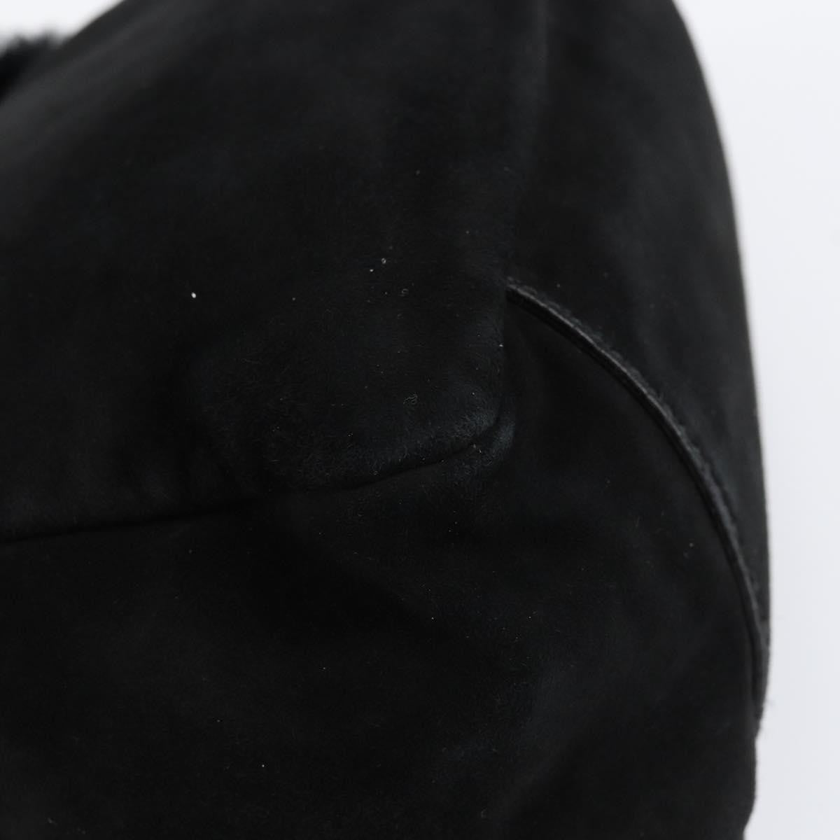 Salvatore Ferragamo Vala Handbag Suede, BLACK, SUEDE, Handbag