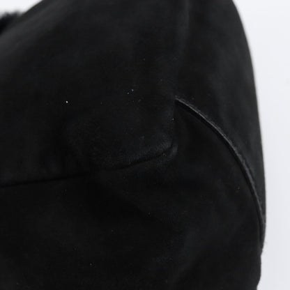 Salvatore Ferragamo Vala Handbag Suede, BLACK, SUEDE, Handbag