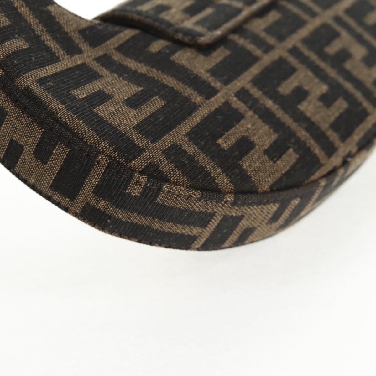 Fendi Cookie Hobo Zucca Canvas, BROWN, CANVAS, Handbag