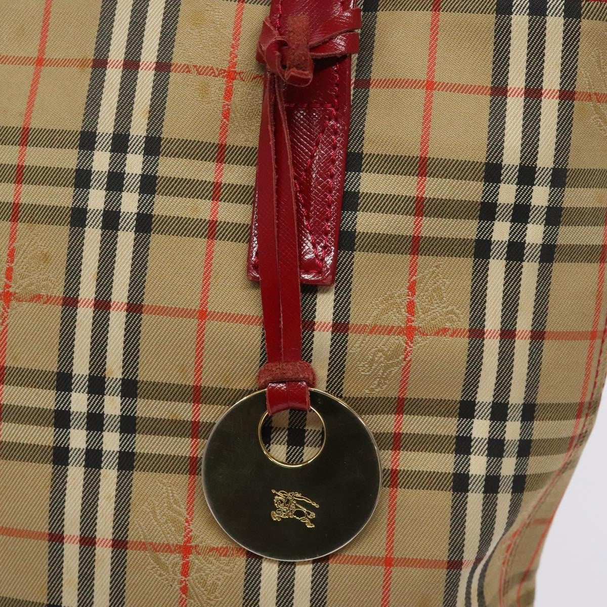 Burberry Nova Check Tote canvas check pattern, BEIGE, CANVAS, Tote bag