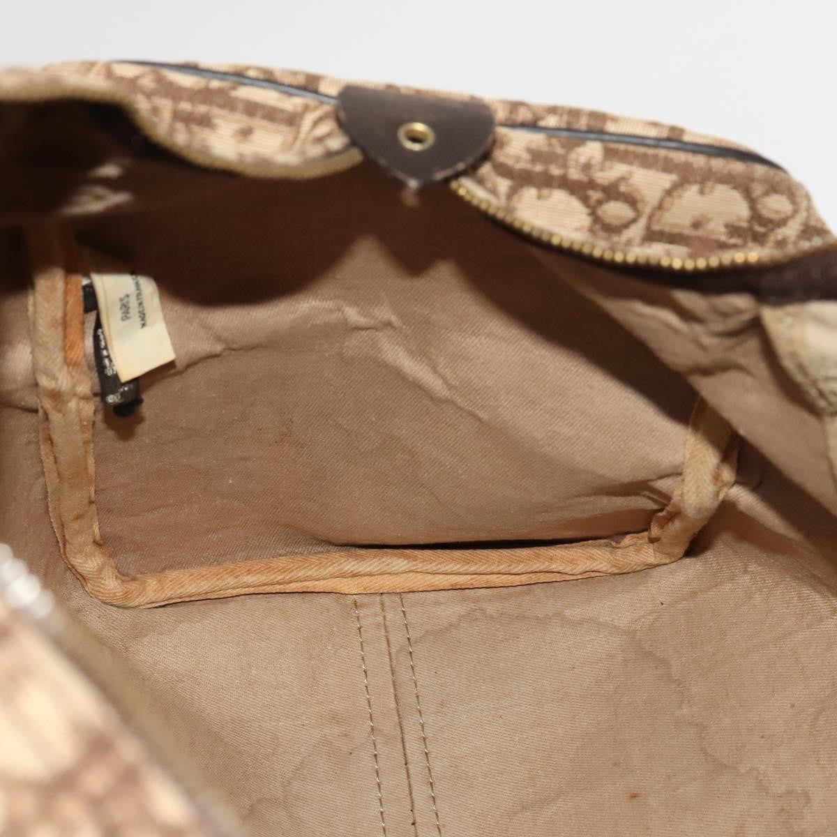 Christian Dior Vintage Trotter Boston Bag Diorissimo Canvas, BROWN, CANVAS, Handbag