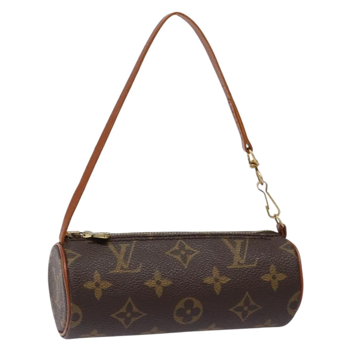 Louis Vuitton Papillon Pochette Monogram Canvas, BROWN, CANVAS, Handbag
