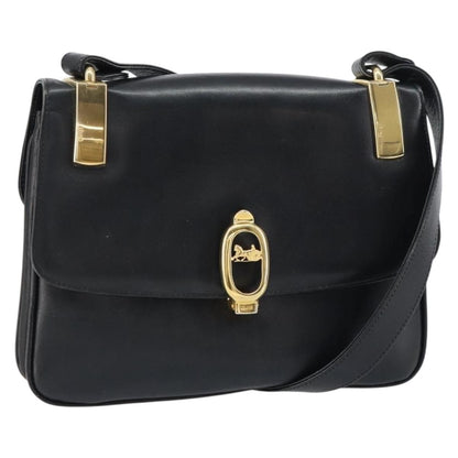 Celine Horse Carriage Shoulder bag Leather, BLACK, LEATHER, Shoulder bag