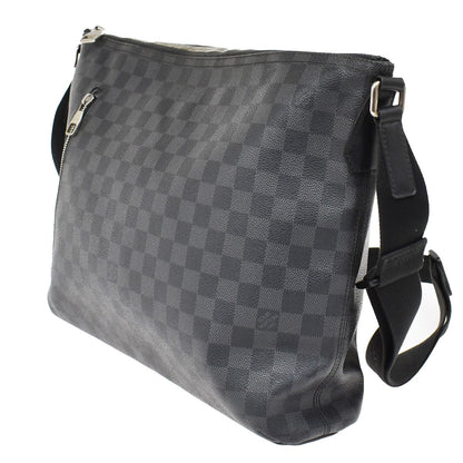 Louis Vuitton Mick Messenger Bag Damier Graphite, BLACK, LEATHER, Crossbody bag