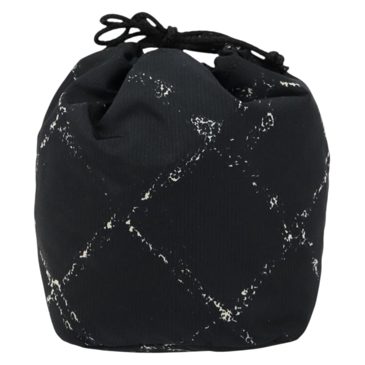 Chanel Travel line pouch Nylon, BLACK, NYLON, Clutche & pouche