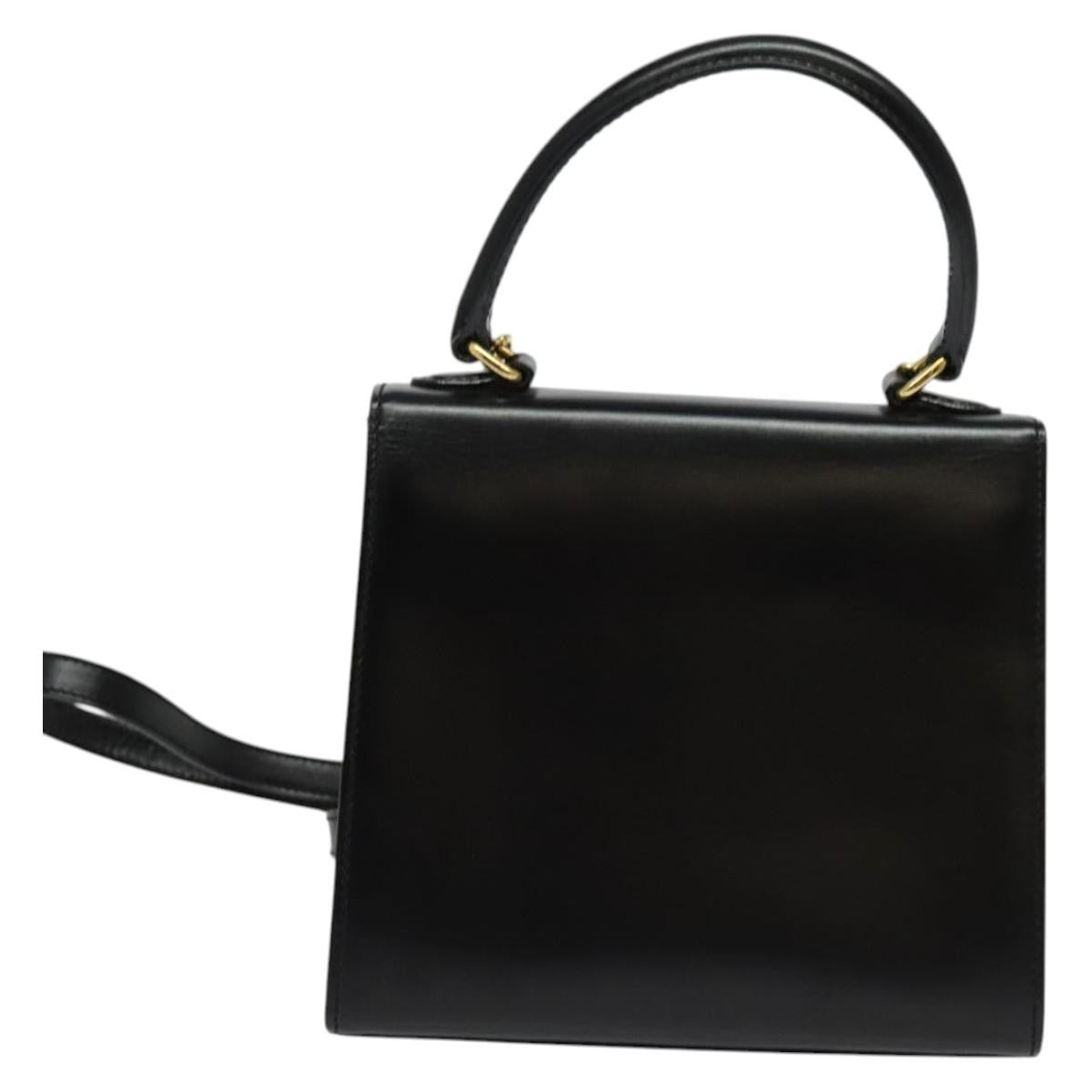 Celine Handbag Leather, BLACK, LEATHER, Handbag