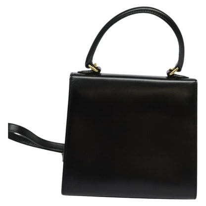 Celine Handbag Leather, BLACK, LEATHER, Handbag