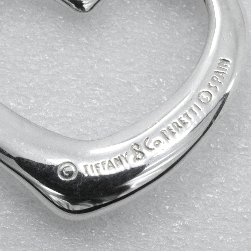 Tiffany & Co. Elsa Peretti Open Heart Pendant Necklace silver, SILVER, SILVER, Necklace