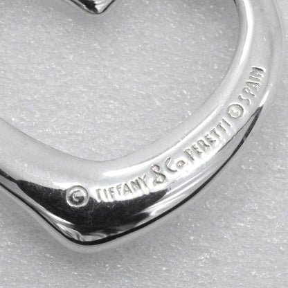 Tiffany & Co. Elsa Peretti Open Heart Pendant Necklace silver, SILVER, SILVER, Necklace