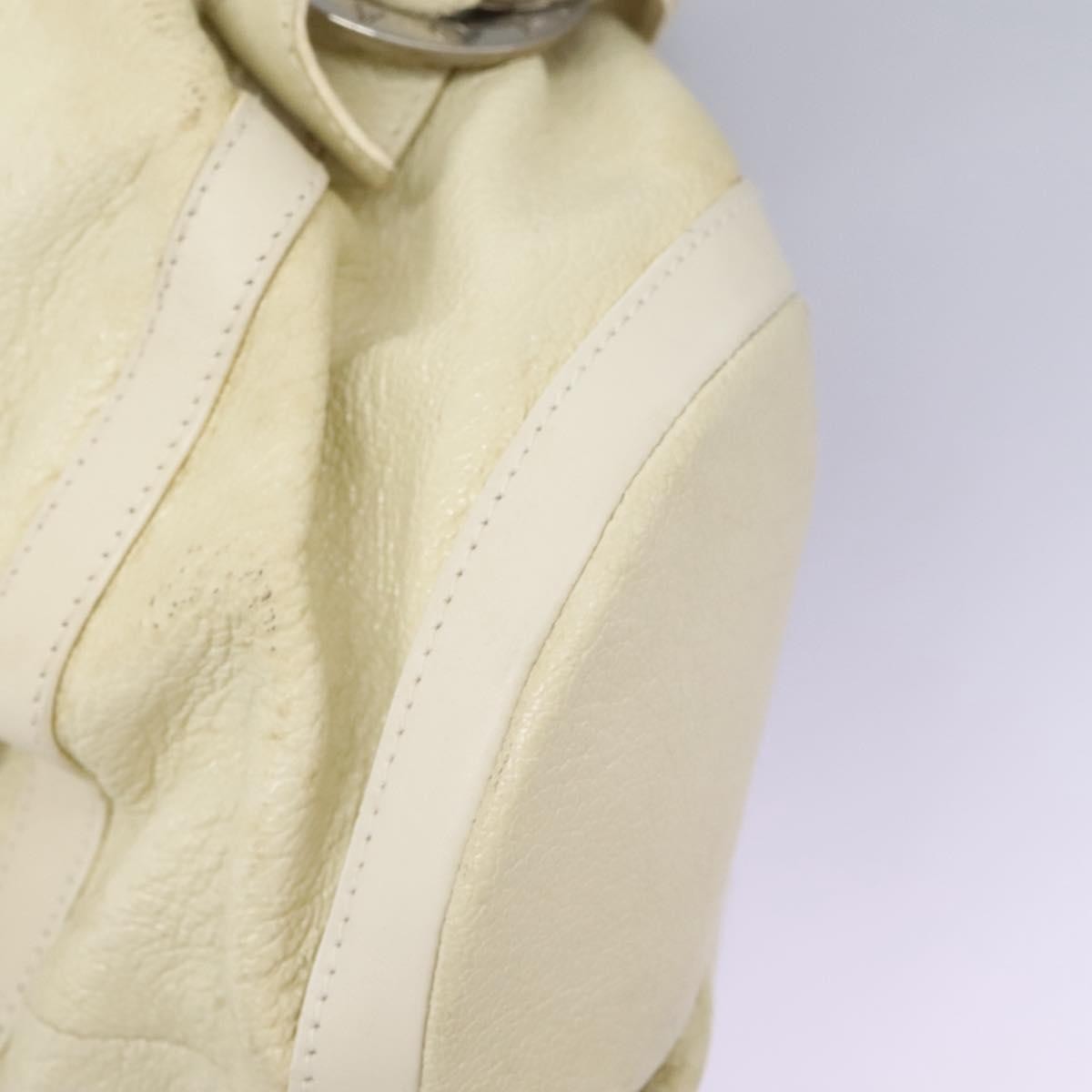 Bvlgari Chandra Satchel Leather, BEIGE, LEATHER, Handbag