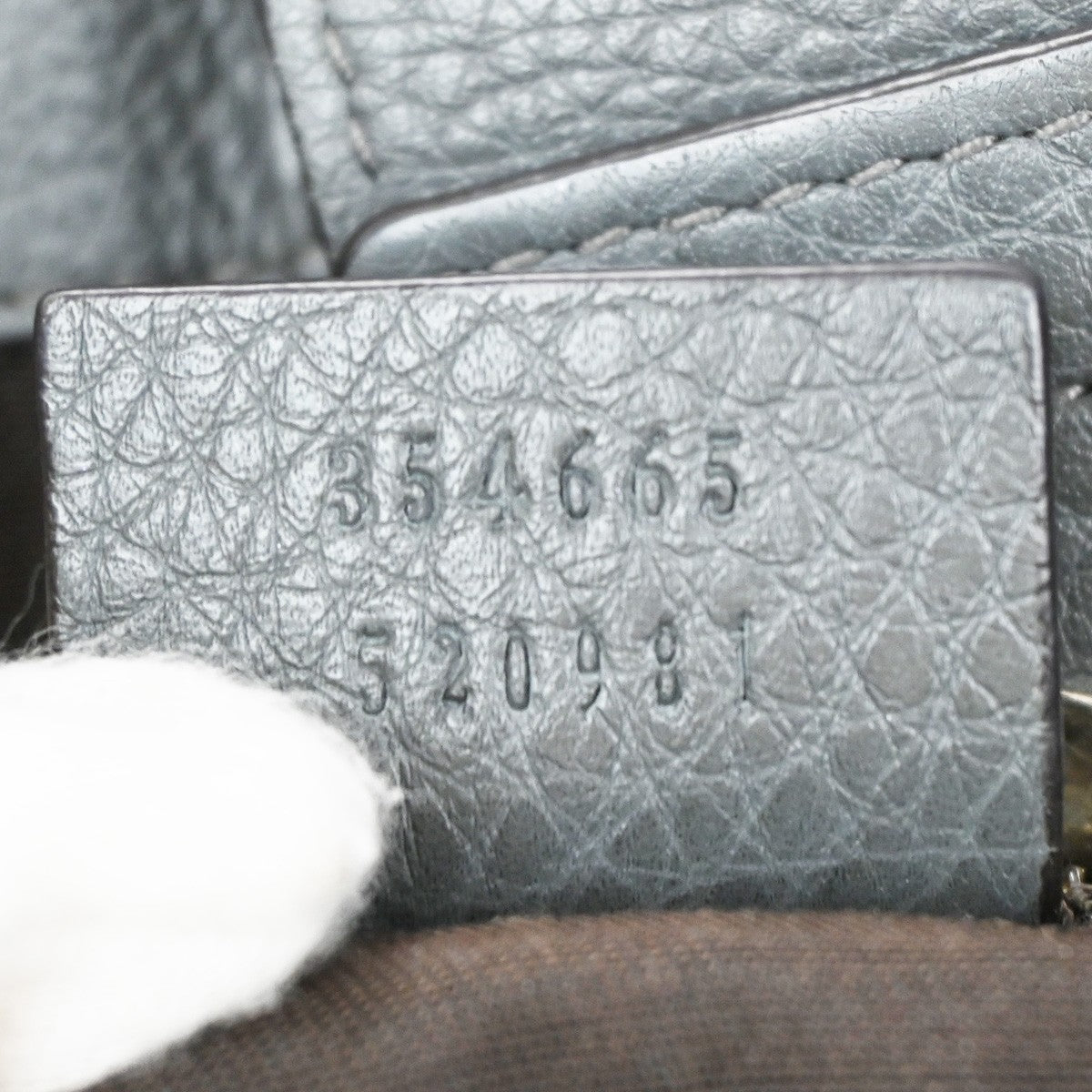 Gucci Bamboo Tassel Tote Leather, GRAY, LEATHER, Tote bag