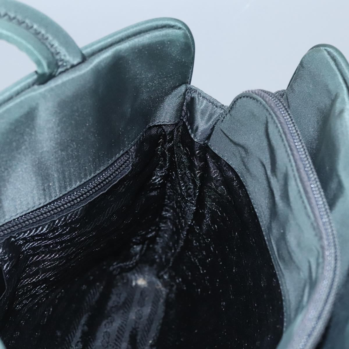 Prada Vintage Handbag Tessuto, GREEN, NYLON, Handbag