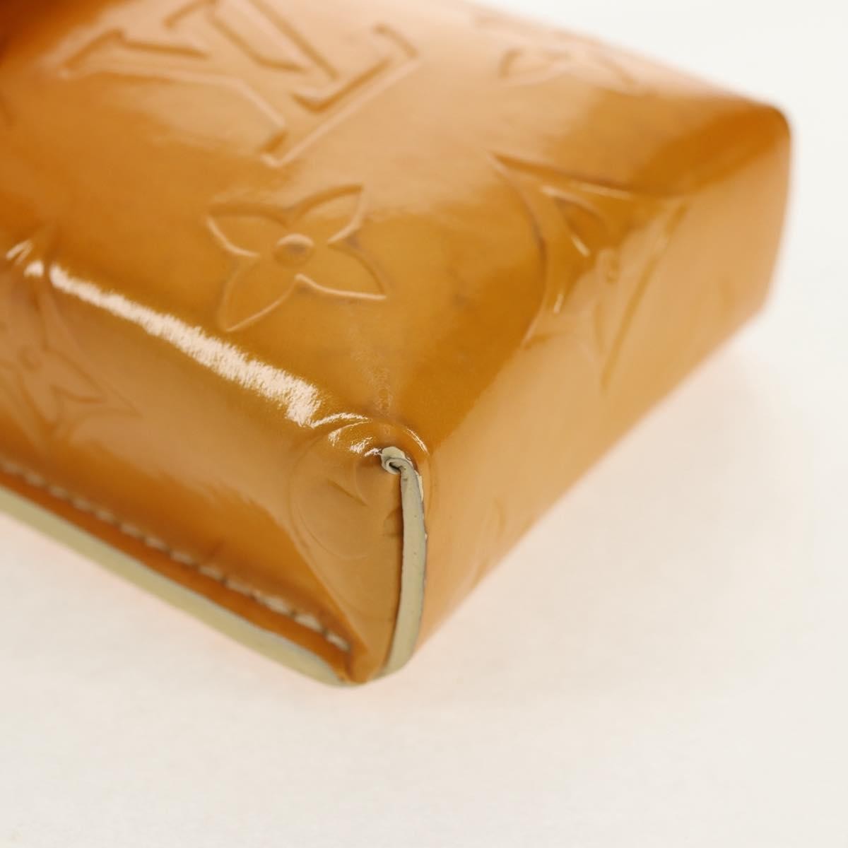 Louis Vuitton Walker Cigarette Case Holder Monogram Vernis, YELLOW, PATENT_LEATHER, Clutche & pouche