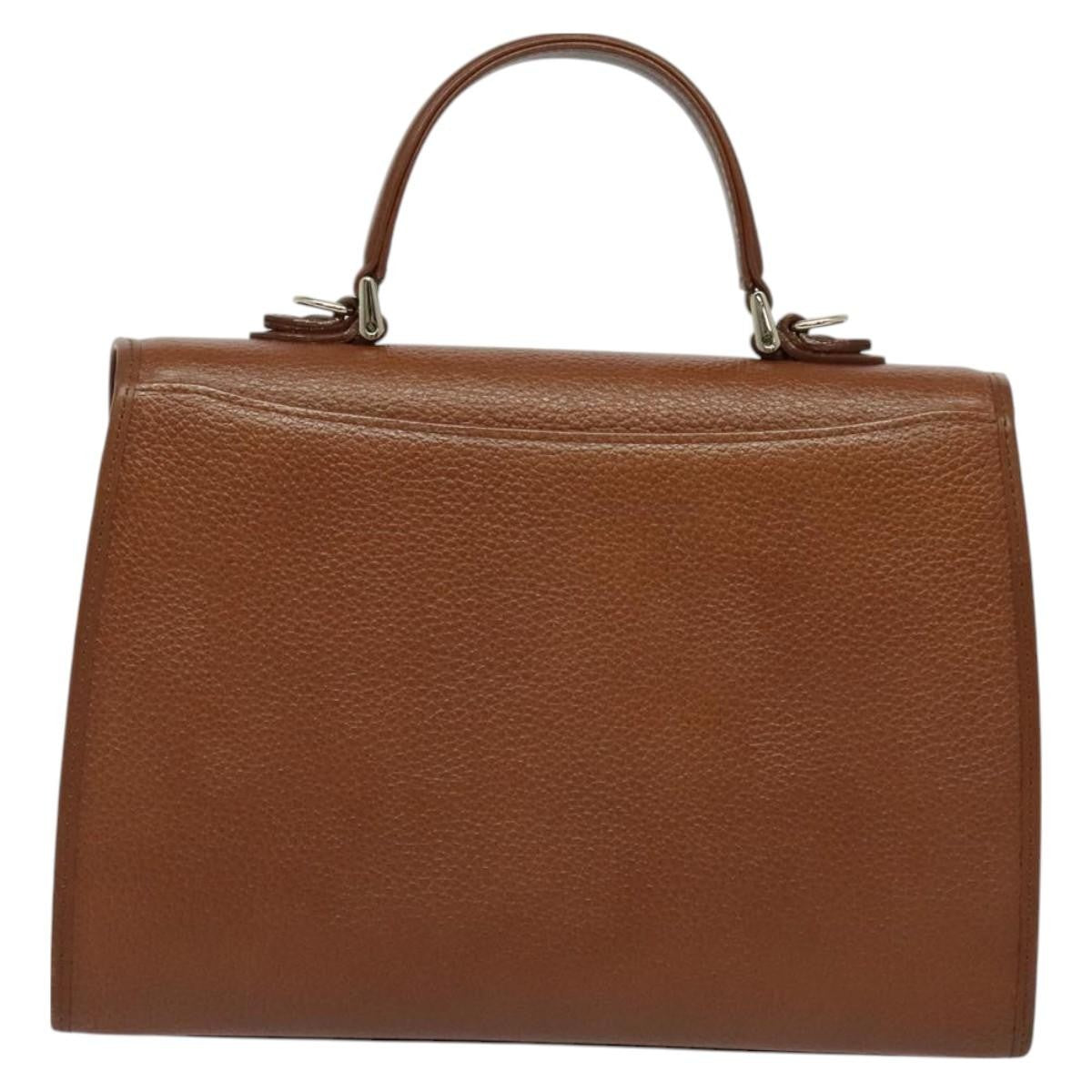 Burberry Vintage Handbag Leather, BROWN, LEATHER, Handbag