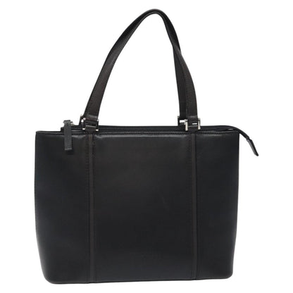 Burberry Vintage Handbag Leather, BLACK, LEATHER, Handbag