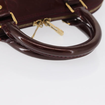 Louis Vuitton Alma Handbag Patent Leather, Red, Patent Leather, Handbag
