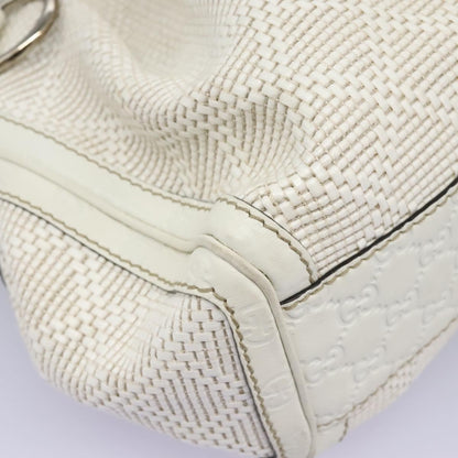 Gucci Sukey Tote Diamante Woven Raffia, SILVER, WOOD, Handbag