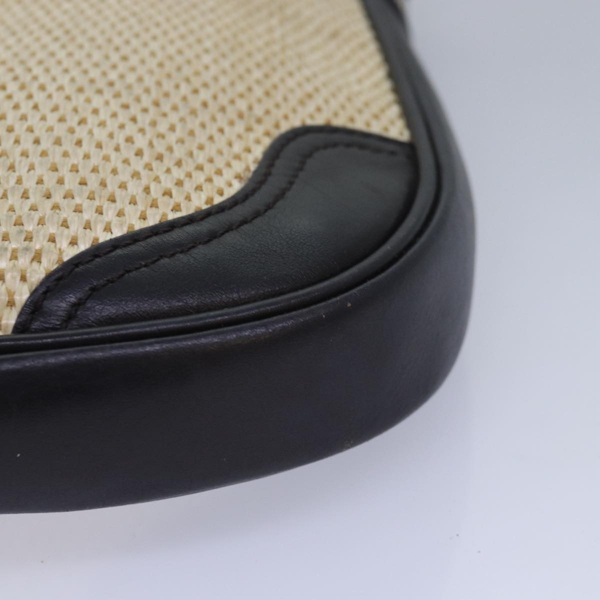 Burberry Vintage Shoulder Bag Leather, BEIGE, LEATHER, Shoulder bag