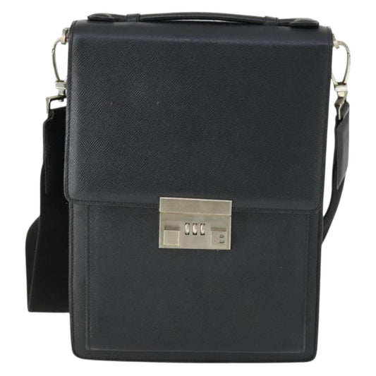 Bally Vintage Shoulder Bag Leather, BLACK, LEATHER, Shoulder bag