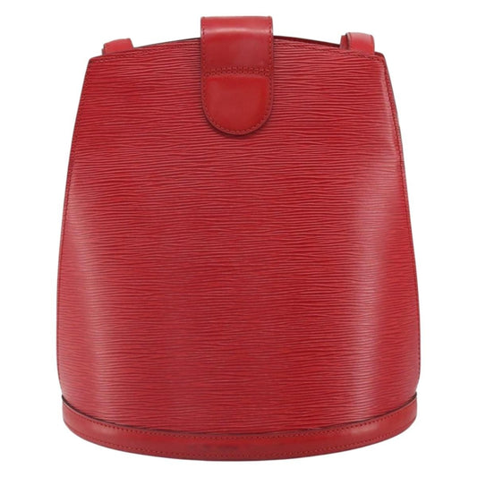 Louis Vuitton Cluny Shoulder Bag Epi Leather, RED, LEATHER, Crossbody bag
