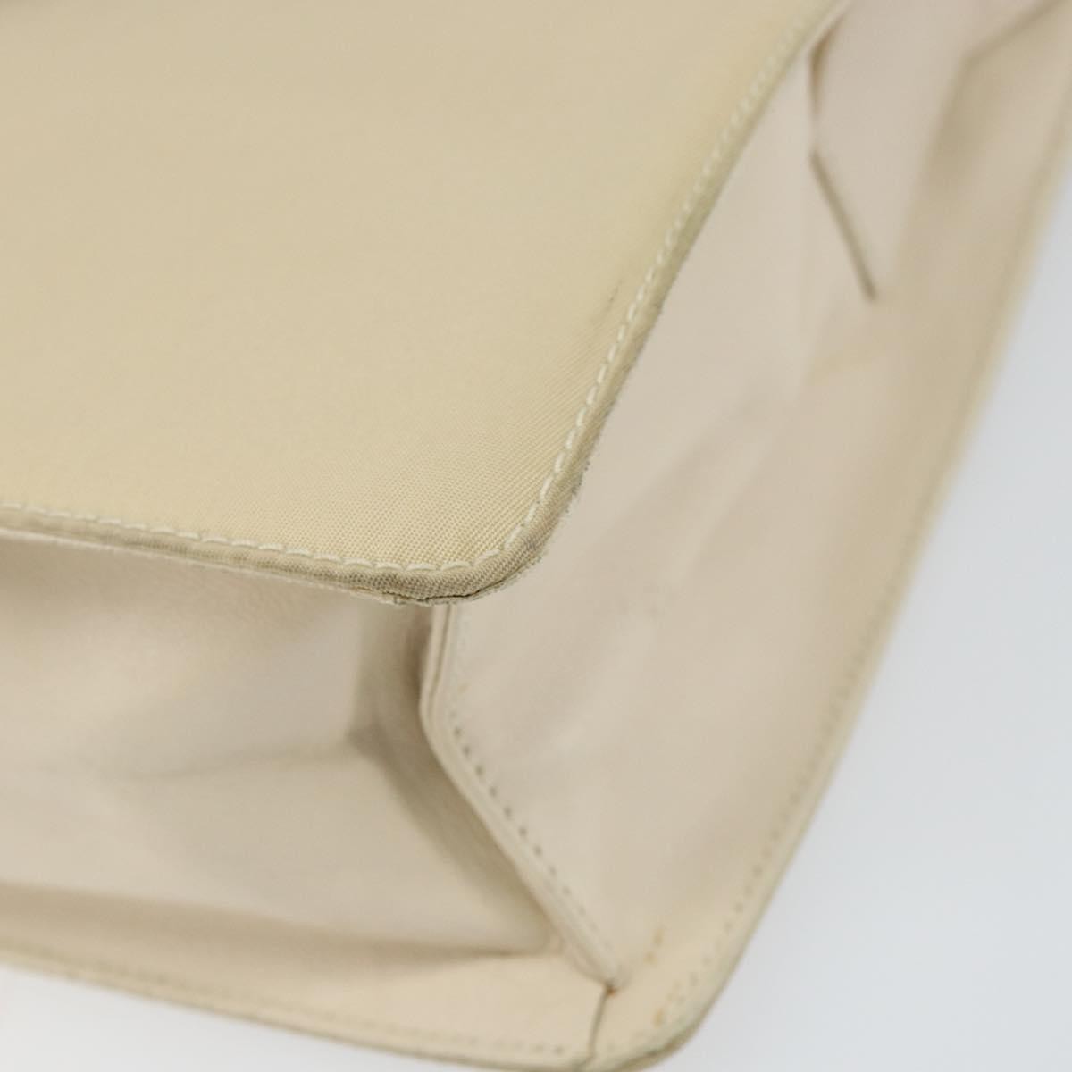 Prada Vintage Shoulder Bag Nylon and Leather, BEIGE, NYLON, Shoulder bag