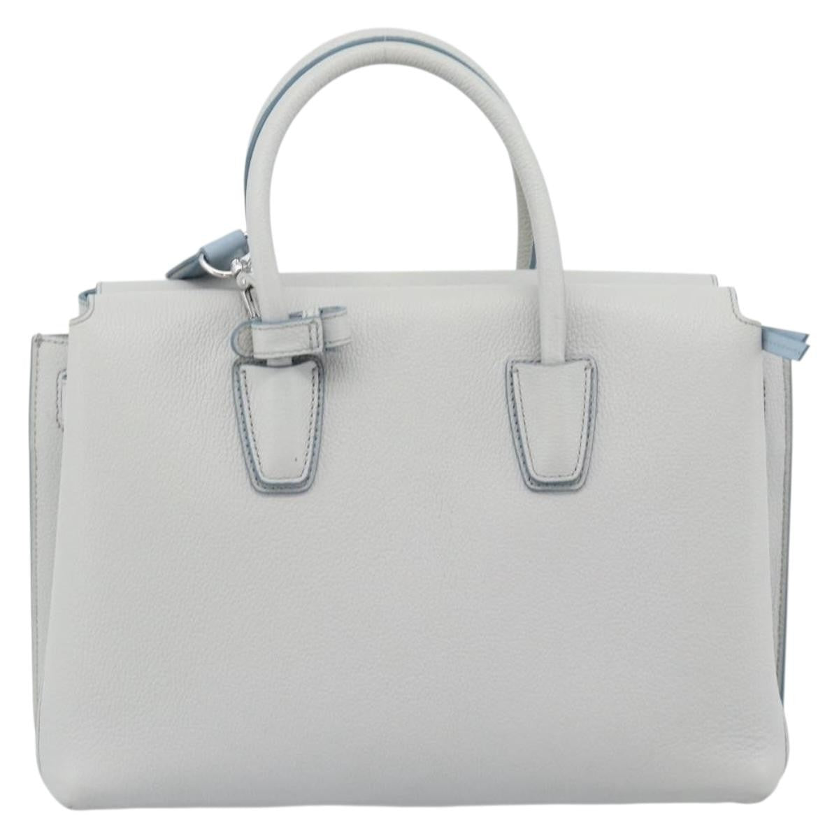 MCM Milla Leather, Gray, Leather, Handbag