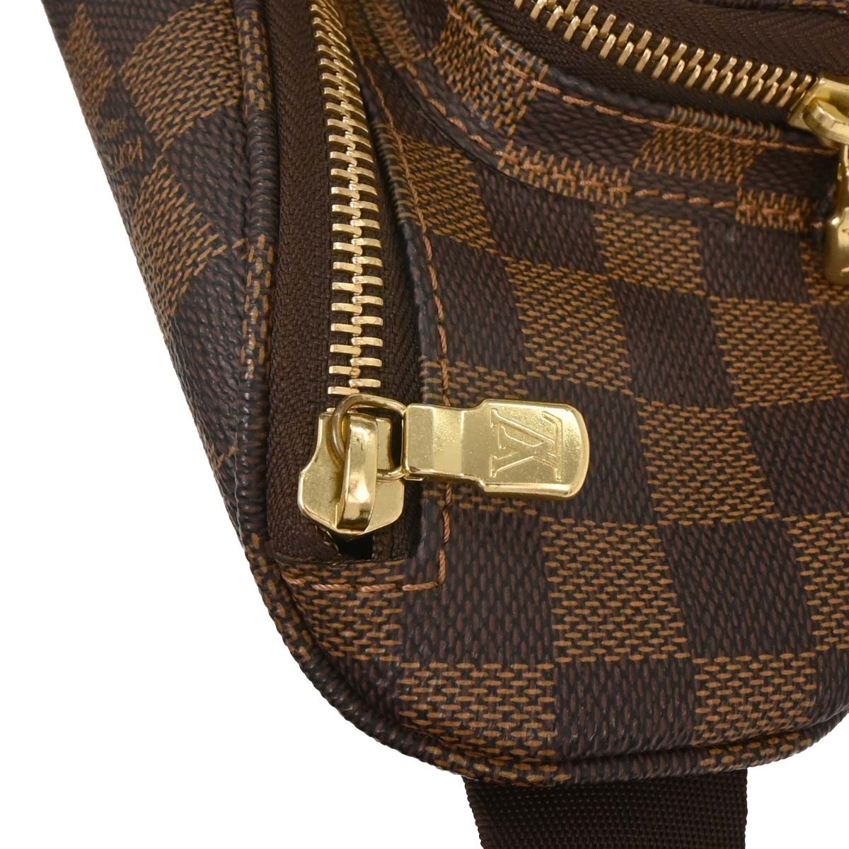 Louis Vuitton Melville Waist Bag Damier, BROWN, CANVAS, Shoulder bag
