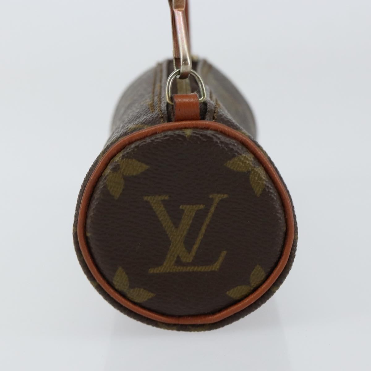 Louis Vuitton Papillon Pochette Monogram Canvas, BROWN, CANVAS, Clutche & pouche