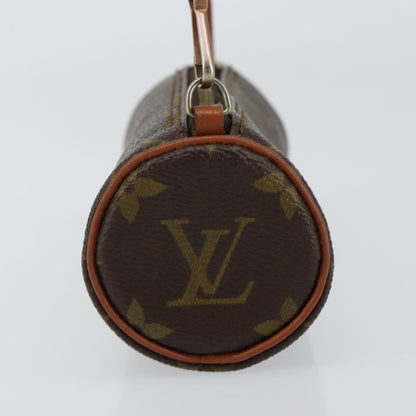 Louis Vuitton Papillon Pochette Monogram Canvas, BROWN, CANVAS, Clutche & pouche