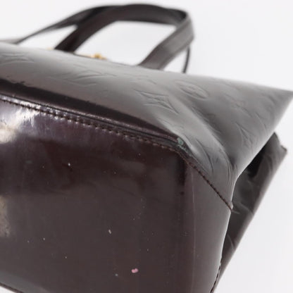 Louis Vuitton Wilshire Handbag Monogram Vernis, BURGUNDY, PATENT_LEATHER, Tote bag