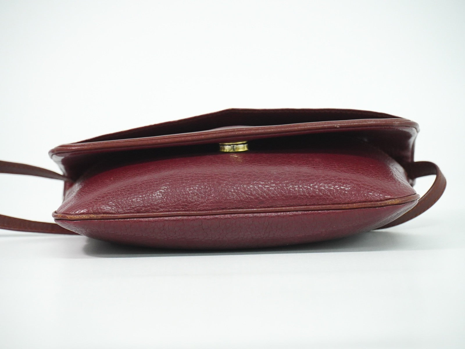 cartier Must de Cartier Shoulder Bag Leather, BURGUNDY, LEATHER, Shoulder bag