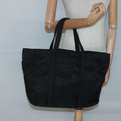 Prada Vintage Tote Tessuto, BLACK, NYLON, Tote bag