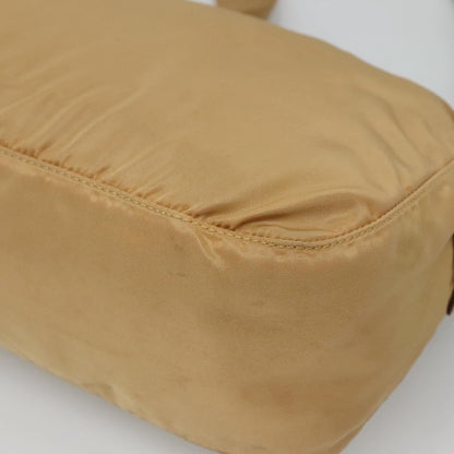 Prada Vintage Shoulder Bag Tessuto, BEIGE, NYLON, Shoulder bag