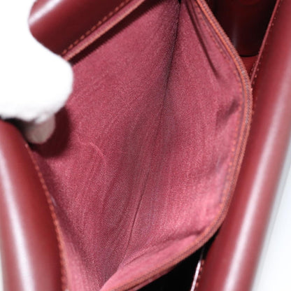 cartier Must de Cartier Shoulder Bag Leather, BURGUNDY, LEATHER, Shoulder bag