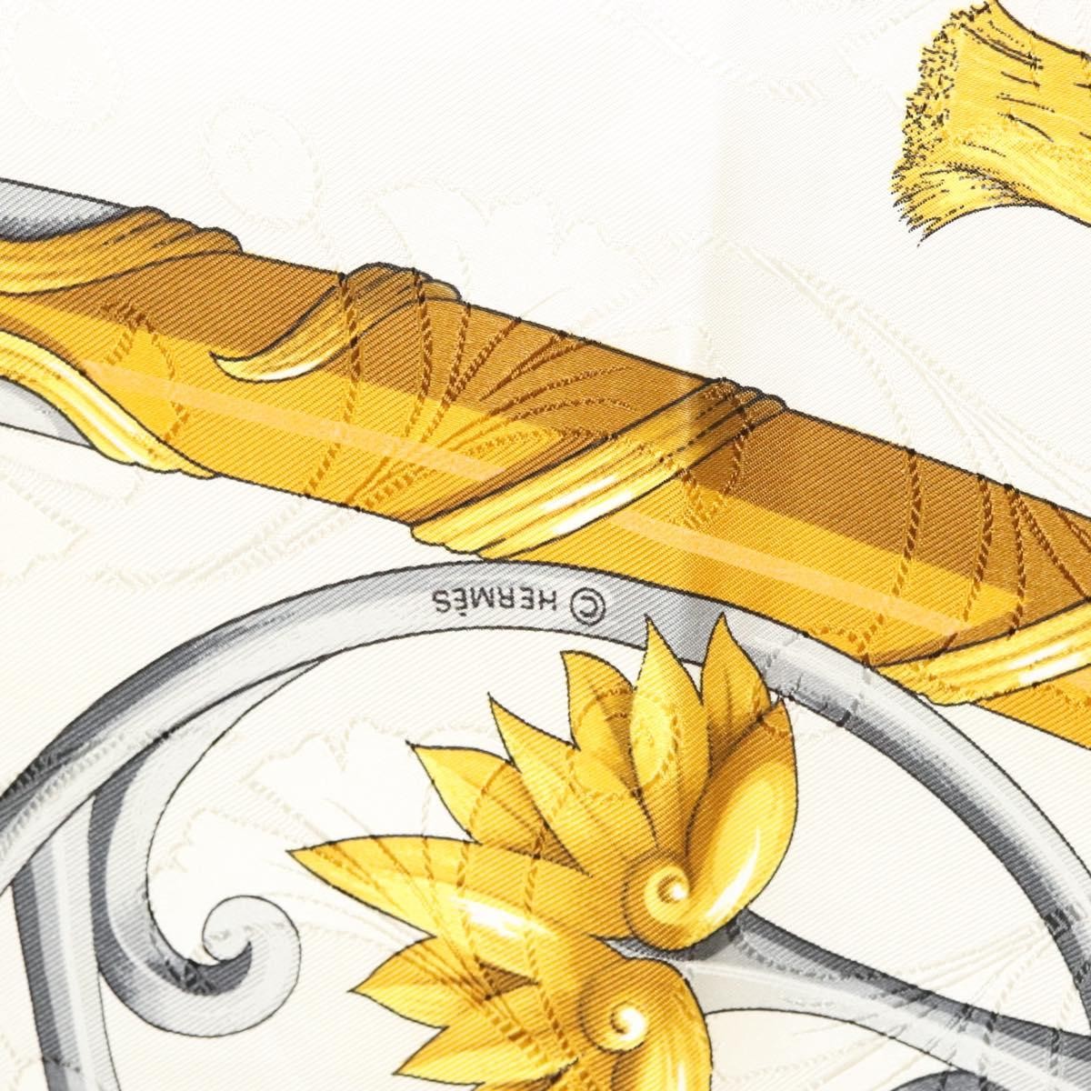 Hermes Carré 90 Silk multicolor, WHITE, SILK, Scarve & shawl