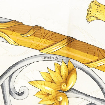 Hermes Carré 90 Silk multicolor, WHITE, SILK, Scarve & shawl