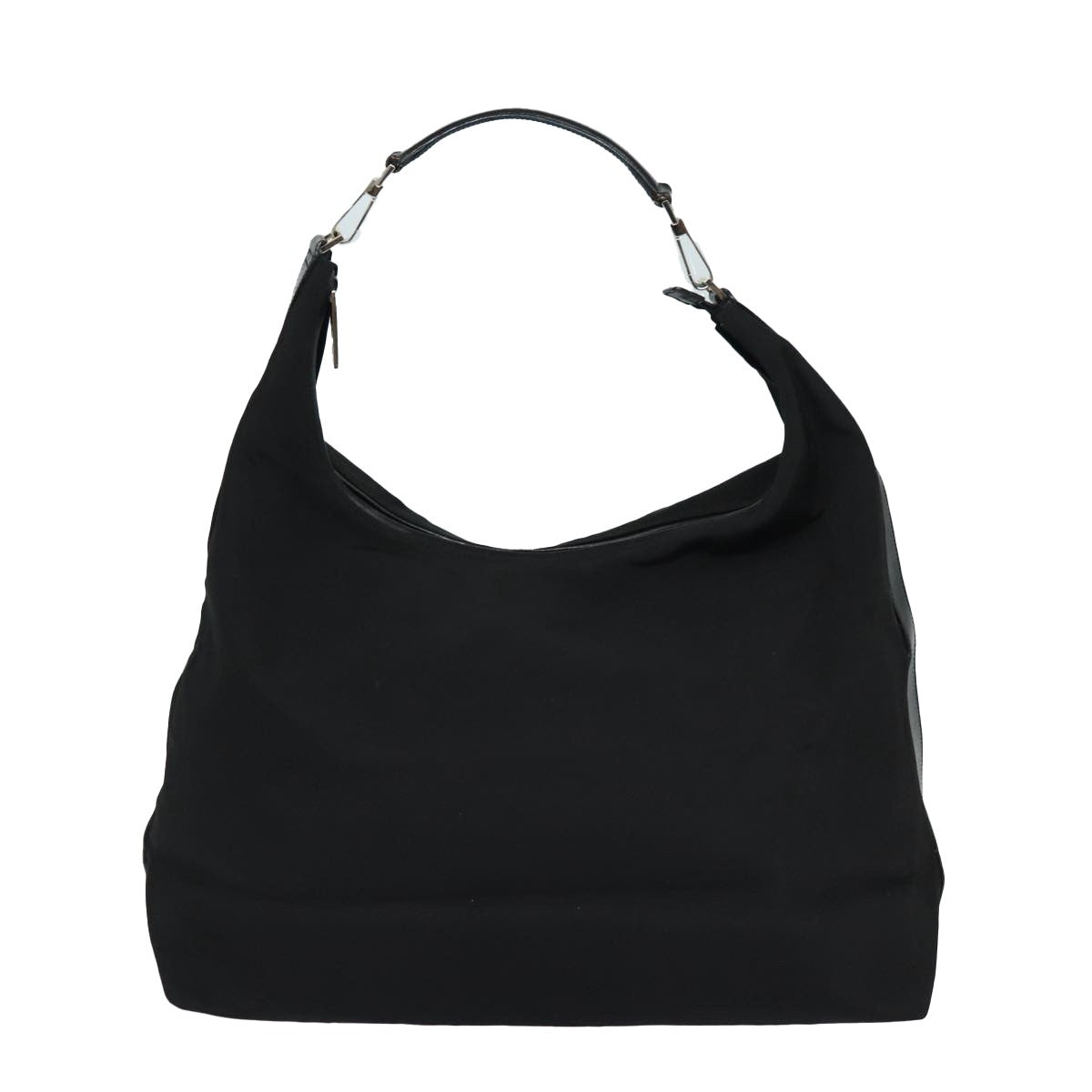 Gucci Zip Hobo Canvas, BLACK, NYLON, Shoulder bag