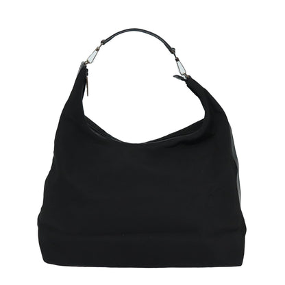 Gucci Zip Hobo Canvas, BLACK, NYLON, Shoulder bag