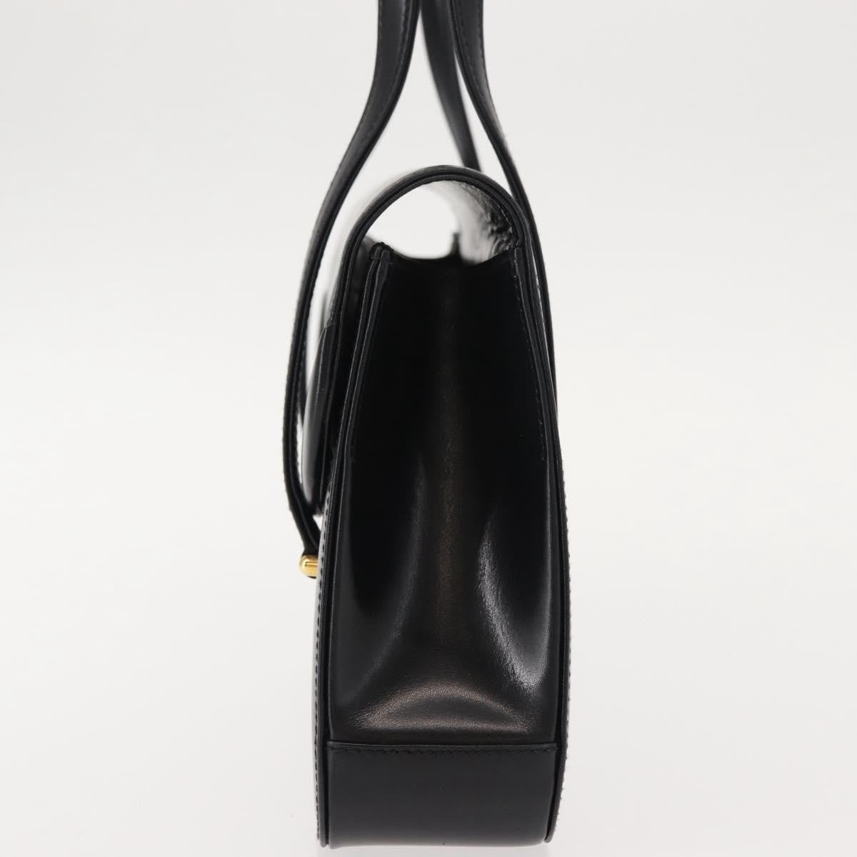 Gucci Vintage Handbag Leather, BLACK, LEATHER, Handbag