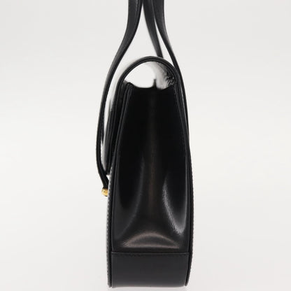 Gucci Vintage Handbag Leather, BLACK, LEATHER, Handbag