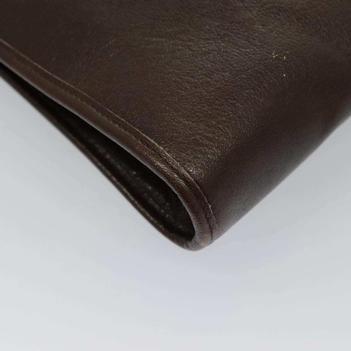 Christian Dior CD Shoulder bag Leather, BROWN, LEATHER, Shoulder bag