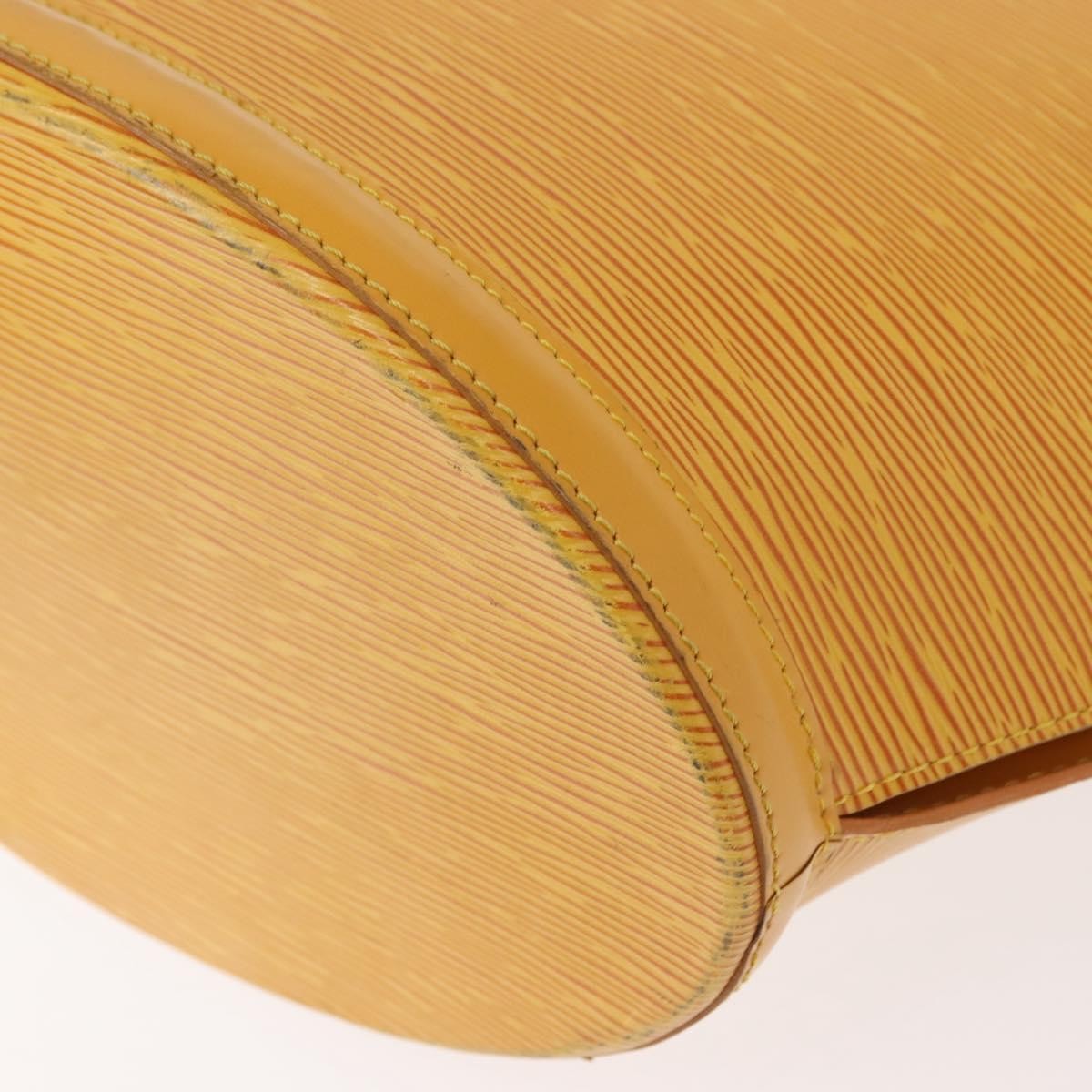 Louis Vuitton Saint Jacques Handbag Epi Leather, YELLOW, LEATHER, Shoulder bag