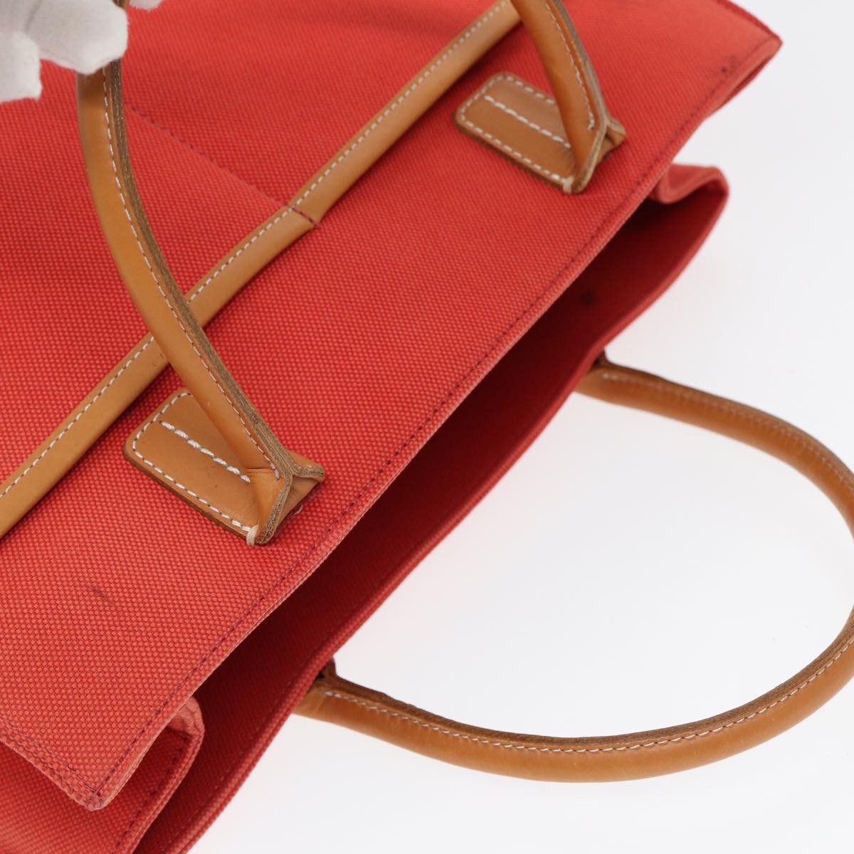 Burberry Nova Check Blue Label Canvas, ORANGE, CANVAS, Handbag